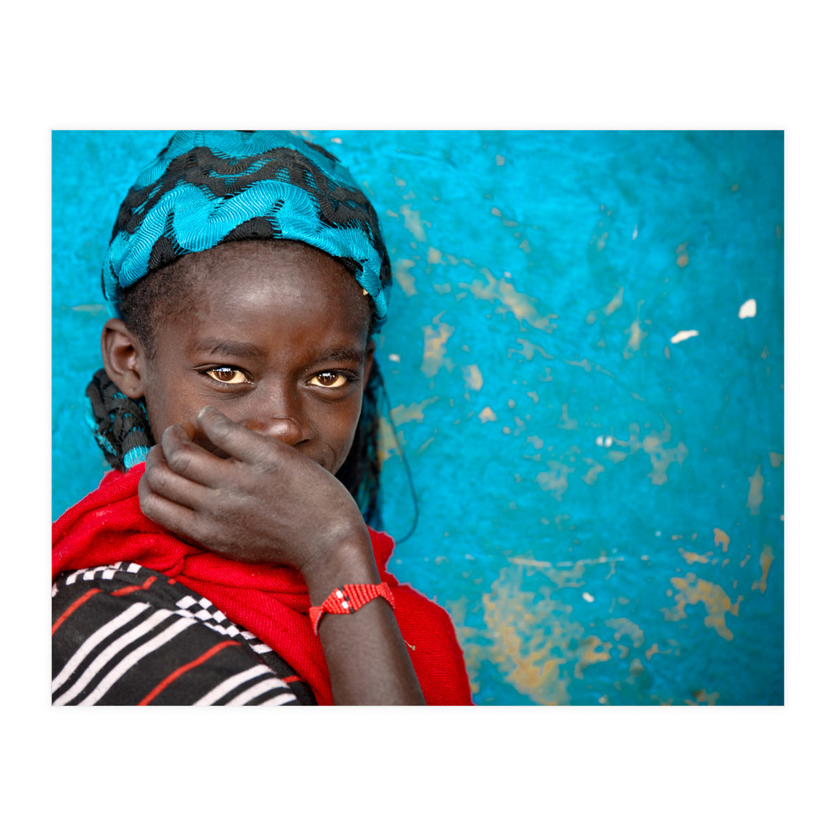 Blue, Red and the Girl (Print Only)