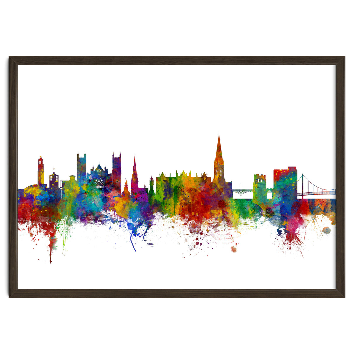 Exeter England Skyline