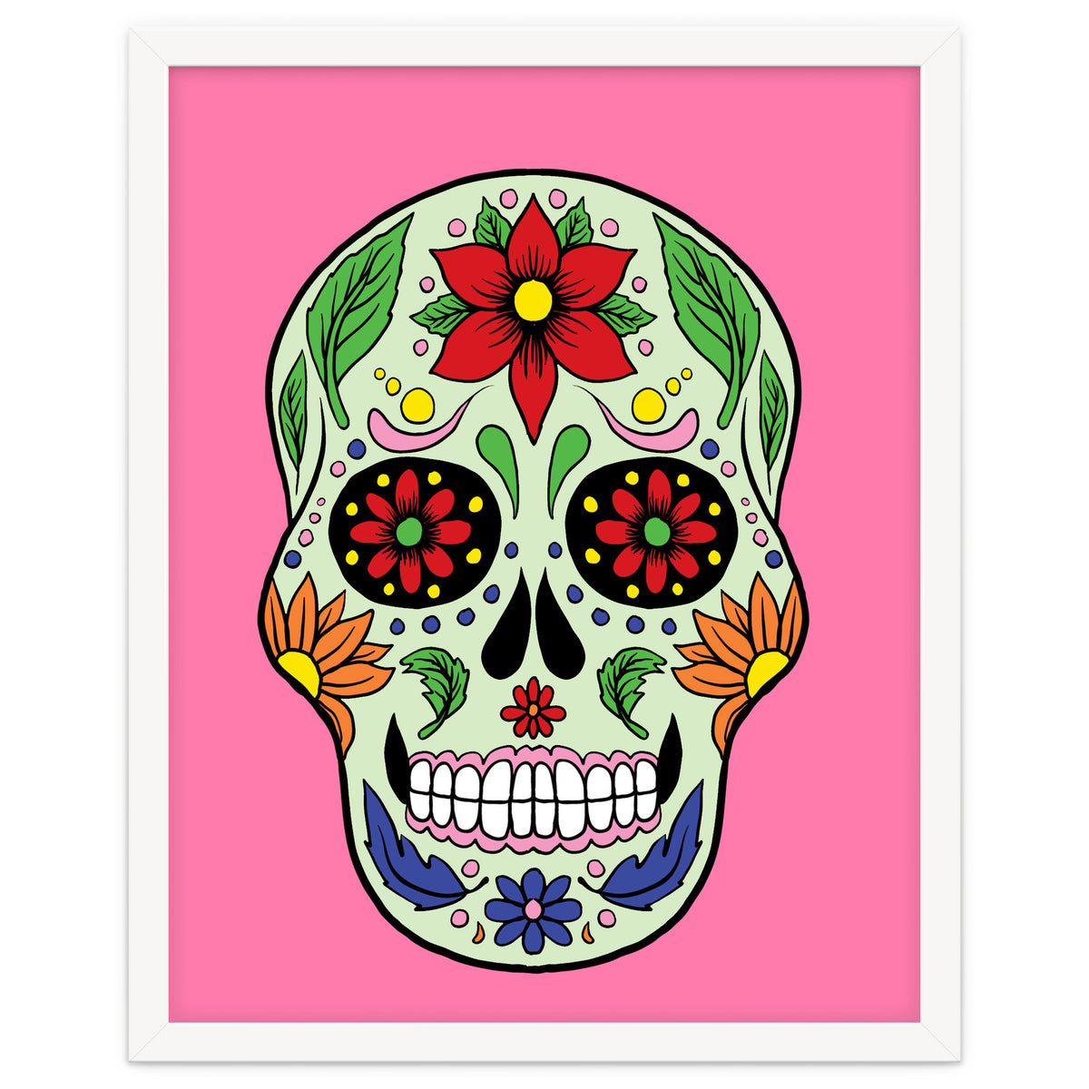 Colorful Skull I