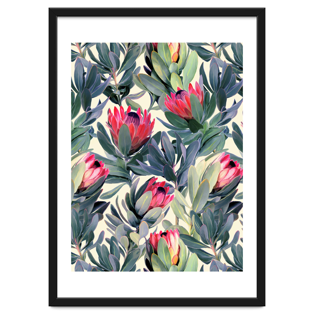 Painted Protea Pattern