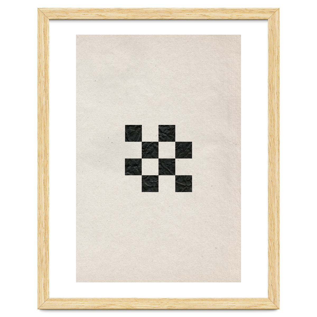 Monochrome chess board