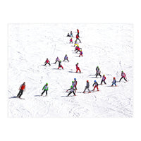 Ski school (Colour) (Print Only)
