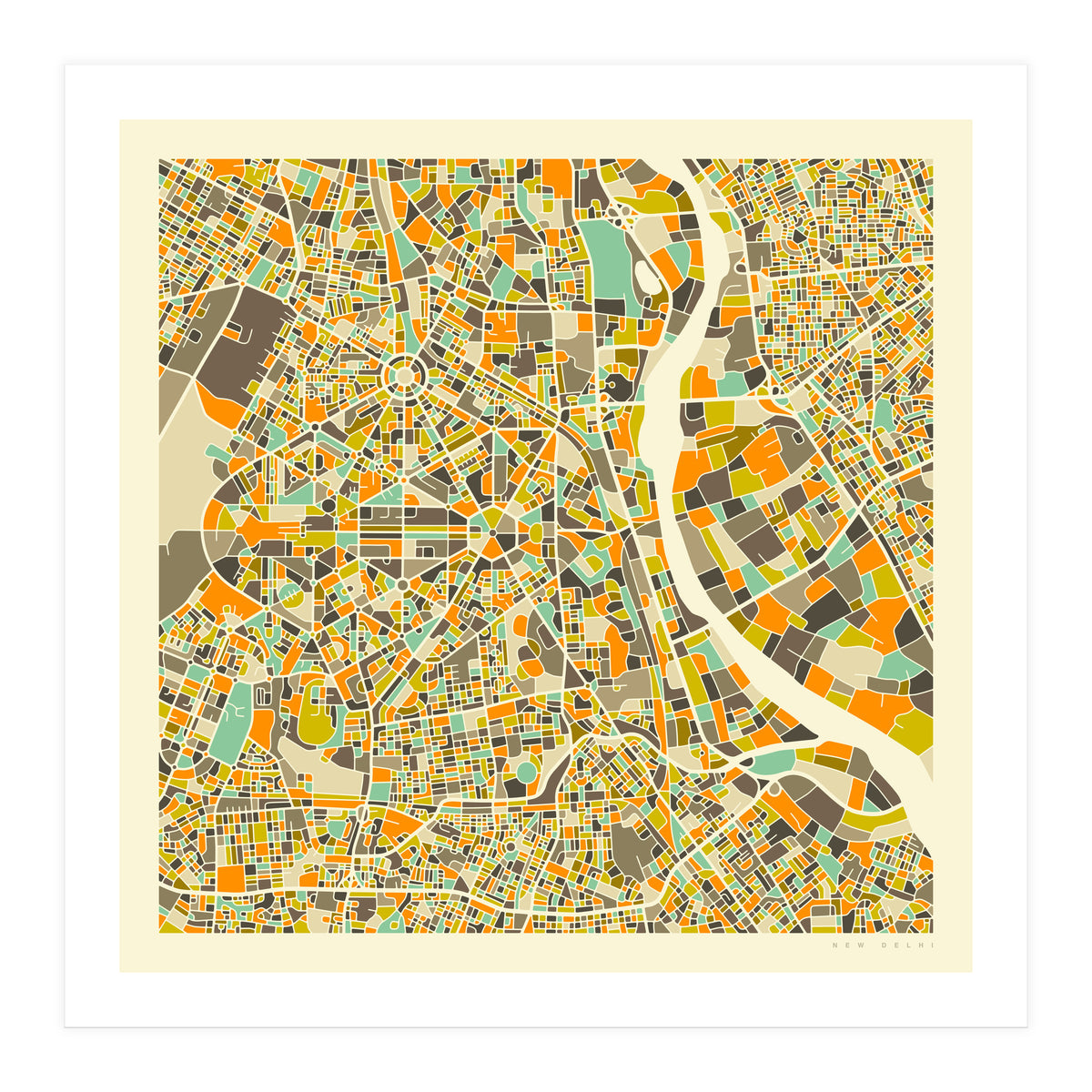 NEW DELHI MAP (Print Only)