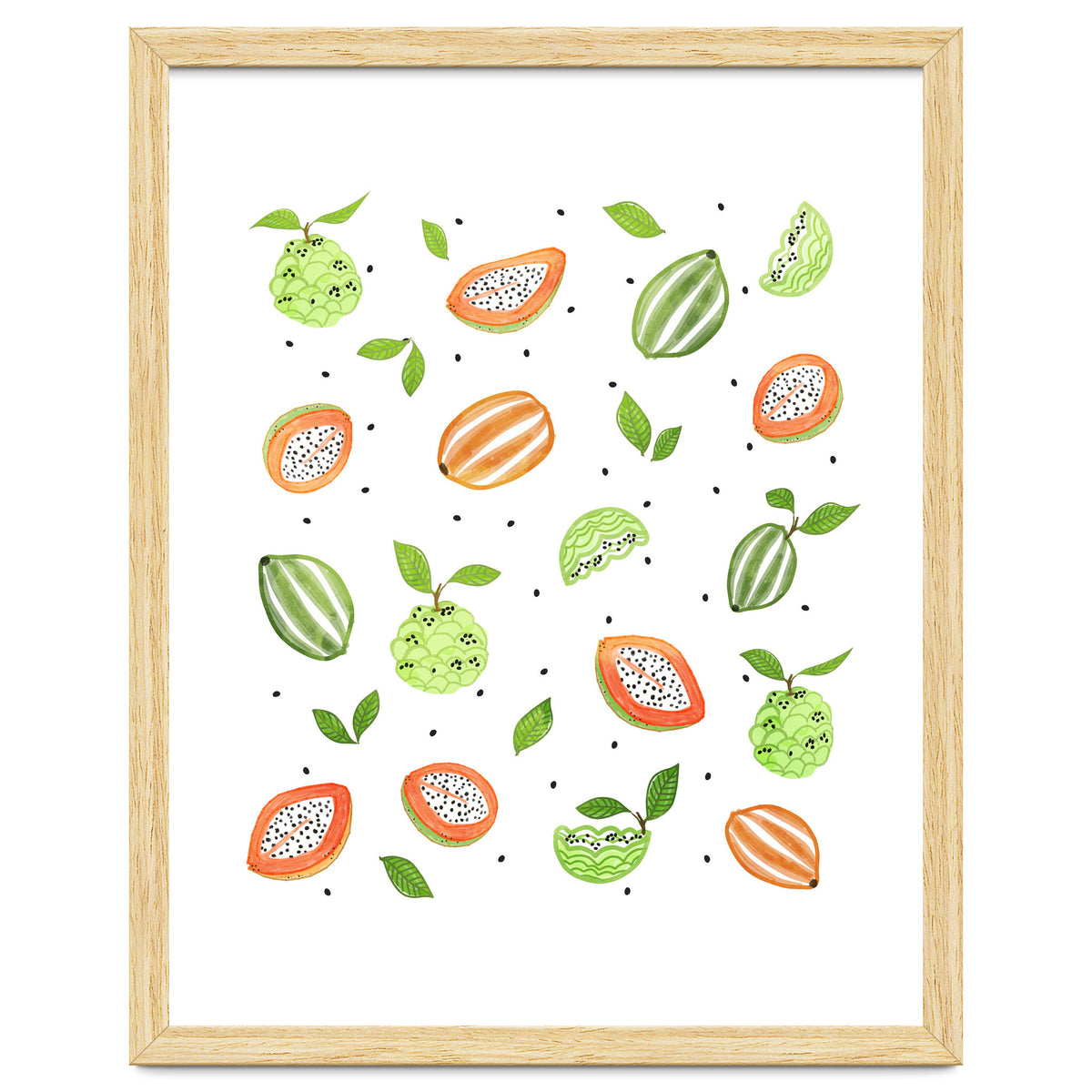 Papaya & Custard Apple