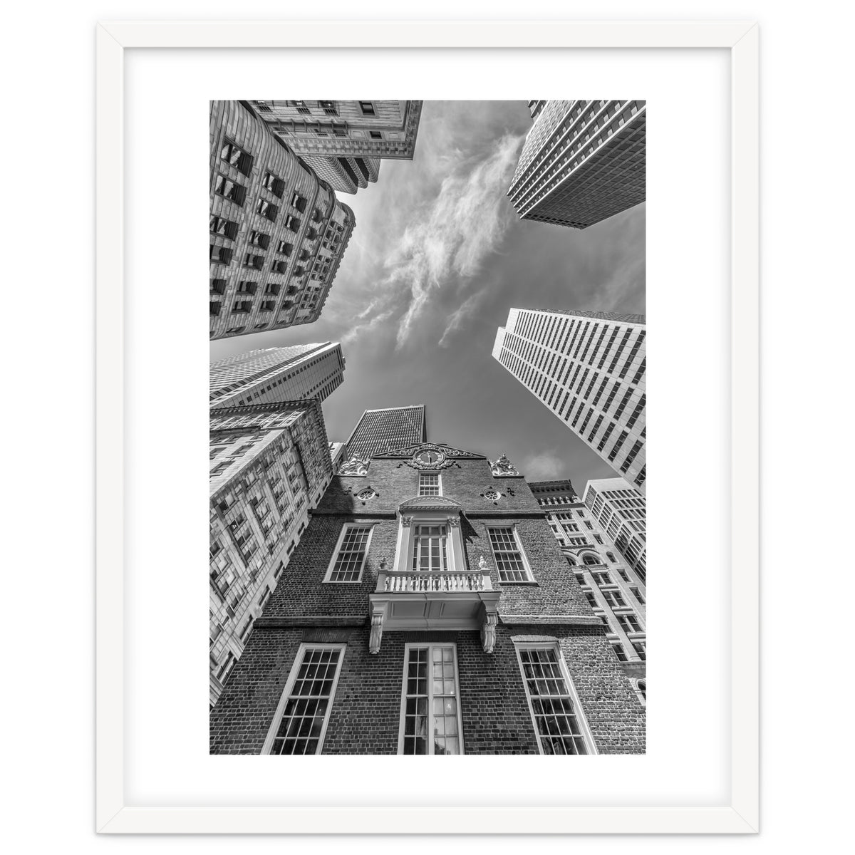 BOSTON Old State House and Skyscraper