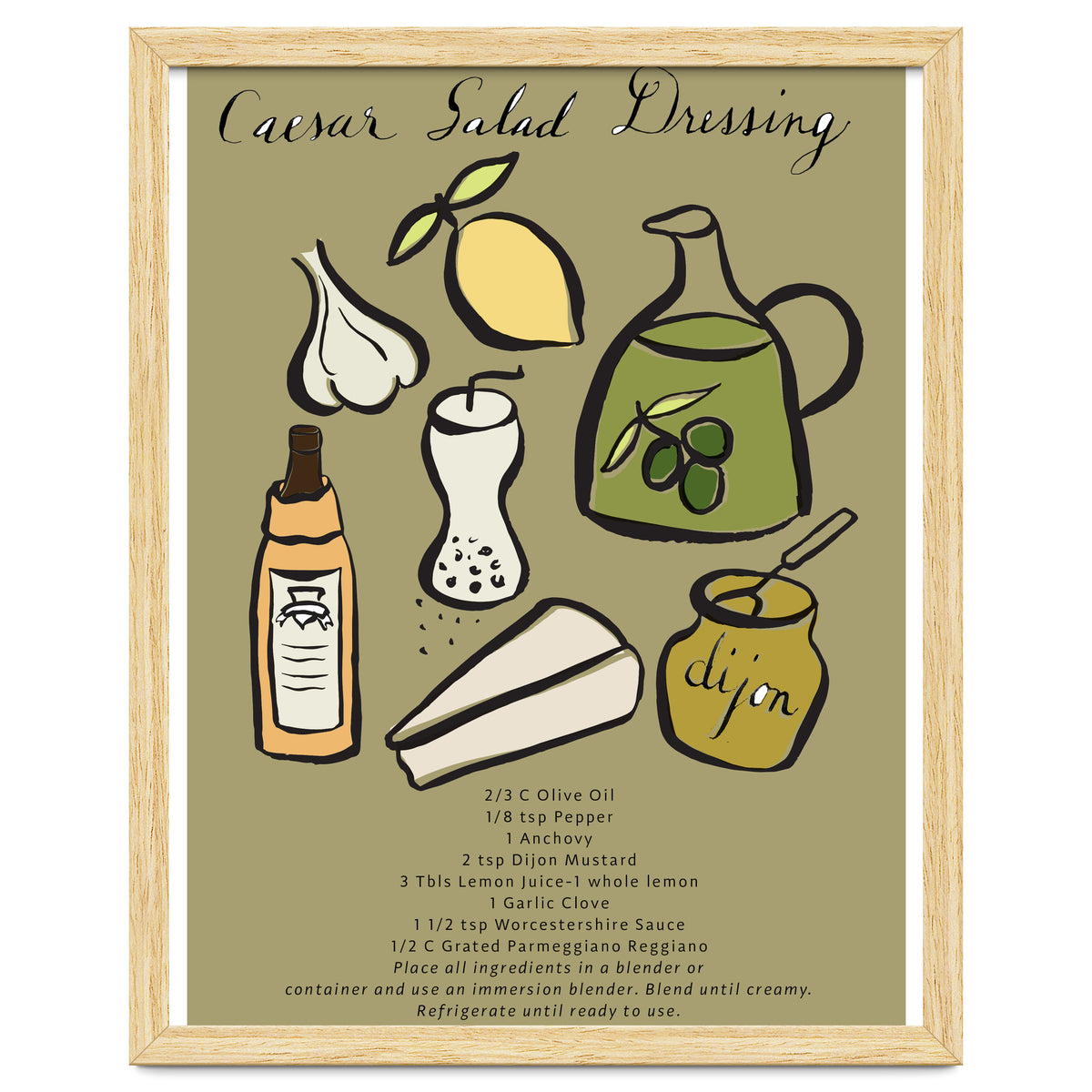 Caesar Salad Dressing Recipe