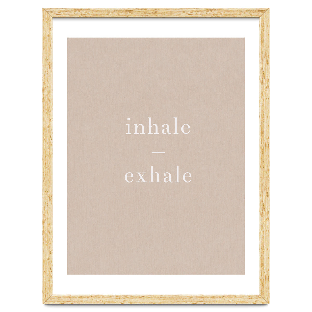 Inhale Exhale Beige Yoga