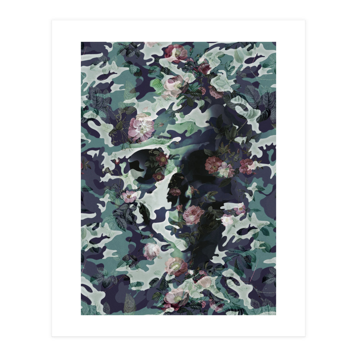 Camo Skull (Print Only)