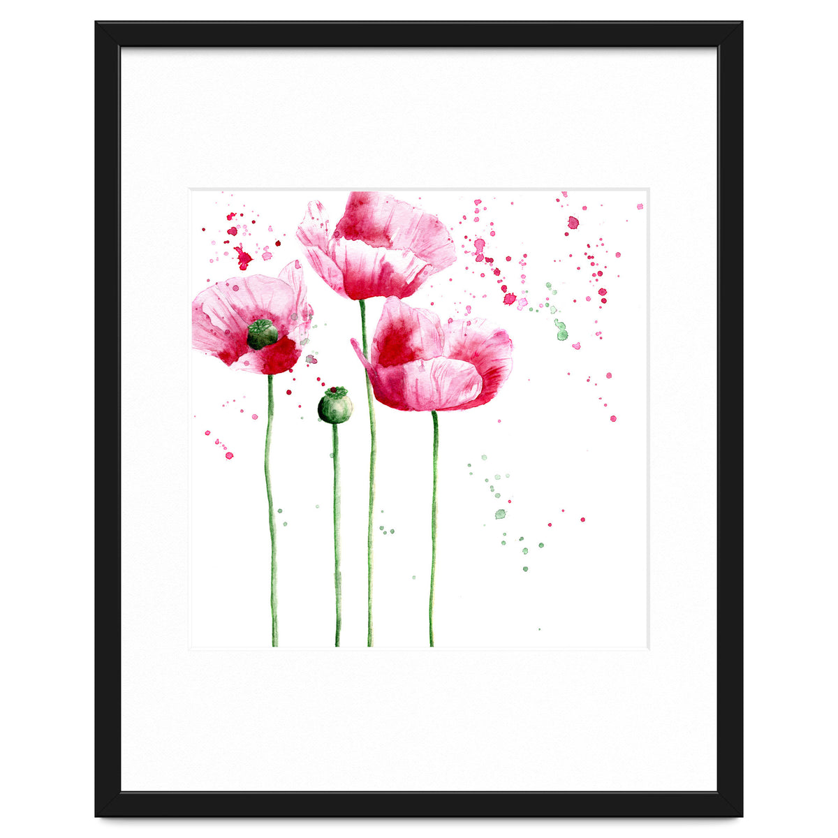 Poppies || watercolor