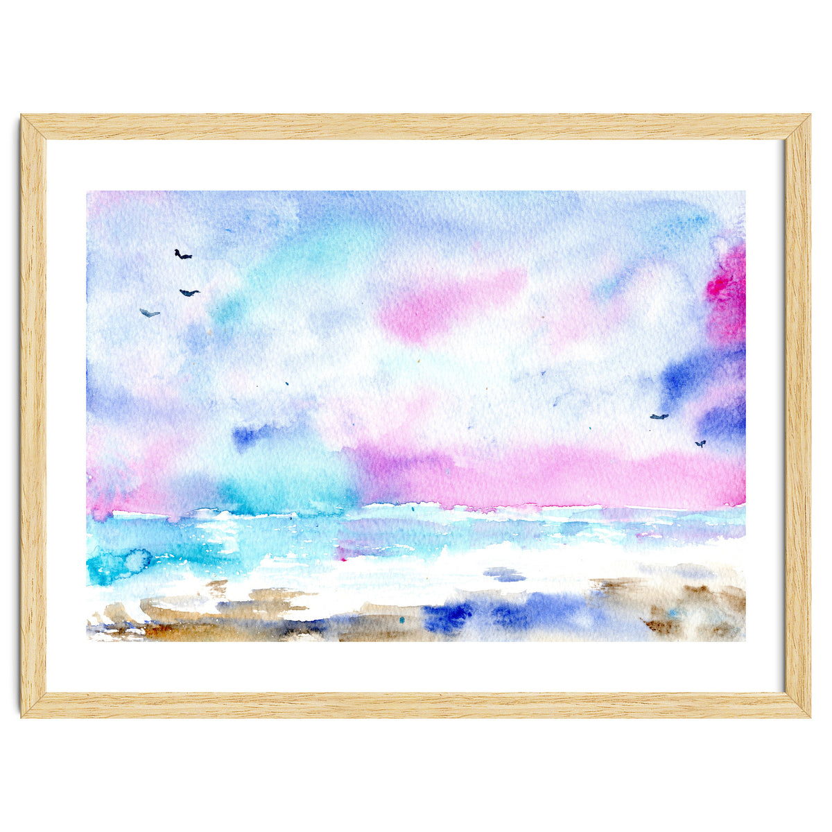 Tenderness of the sea || watercolor