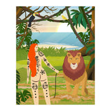 Tattooed Girl with Lion (Print Only) thumbnail