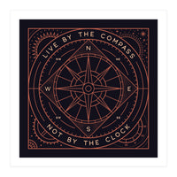 Live By The Compass (Print Only)
