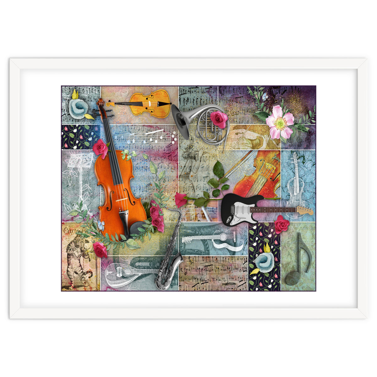 Musical Garden Collage