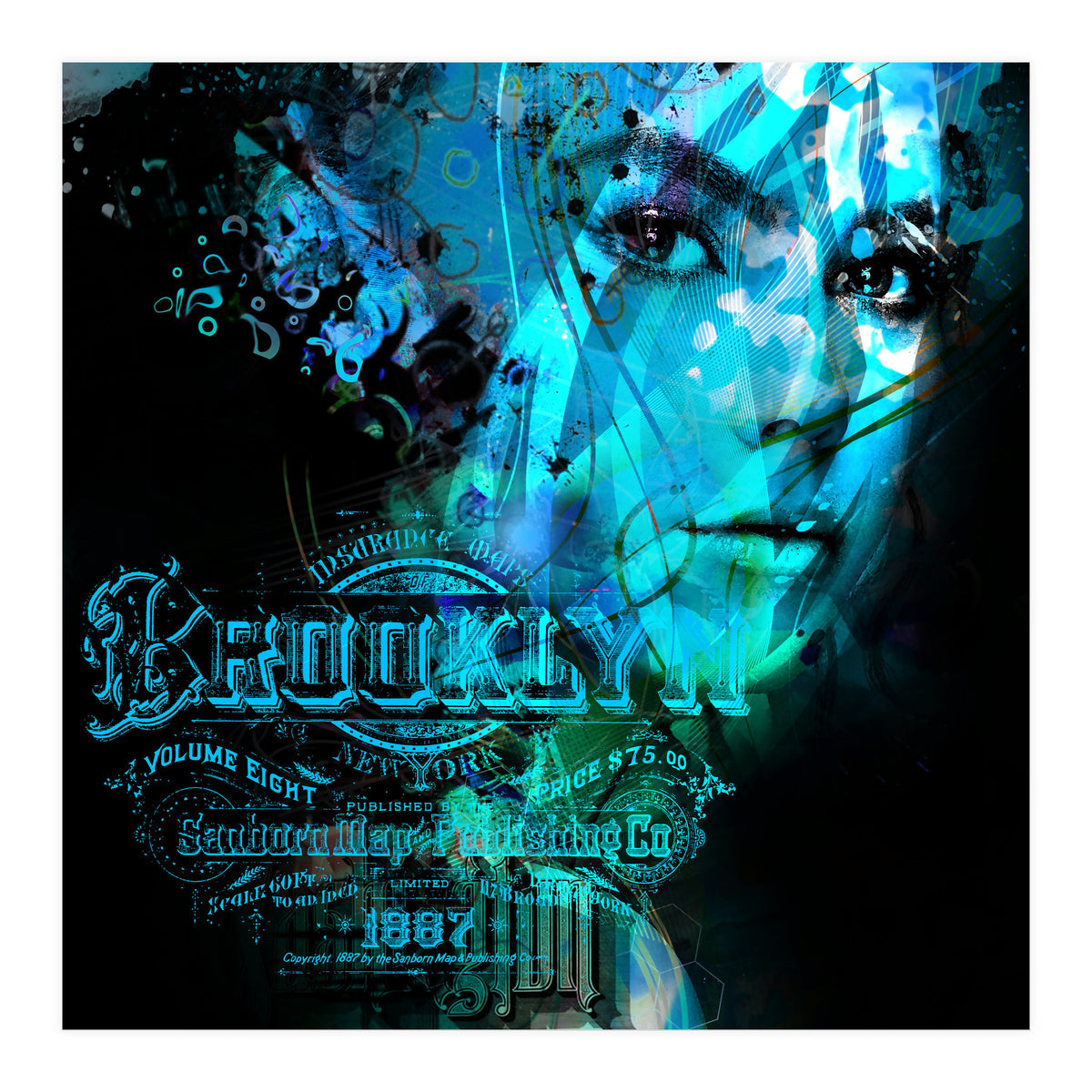 Face Flipped2brooklyn Large (Print Only)