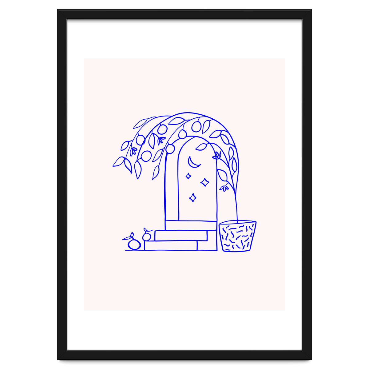 Summer at that Marrakech villa #illustration #sketch