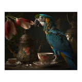 Parrot with a Tea Cup and Teapot (Print Only) thumbnail