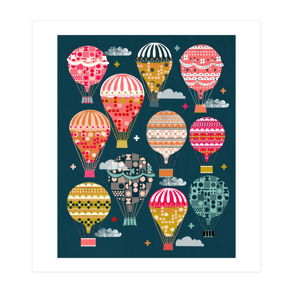 Hot Air Balloons (Print Only)