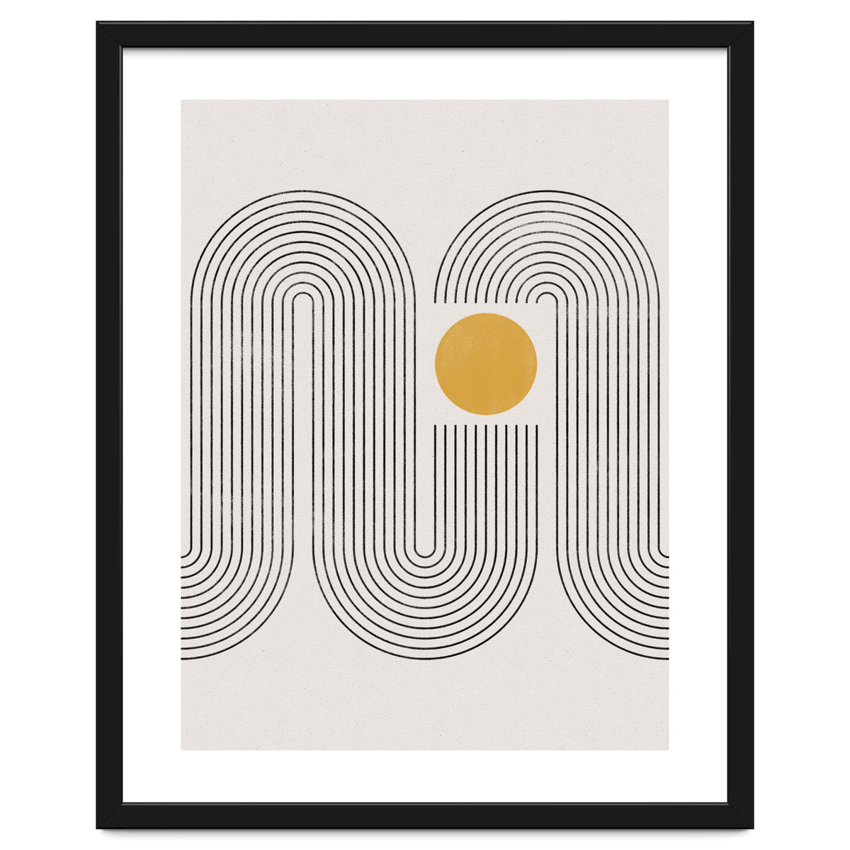 Mid-Century Modern No.22 - Woodblock Print
