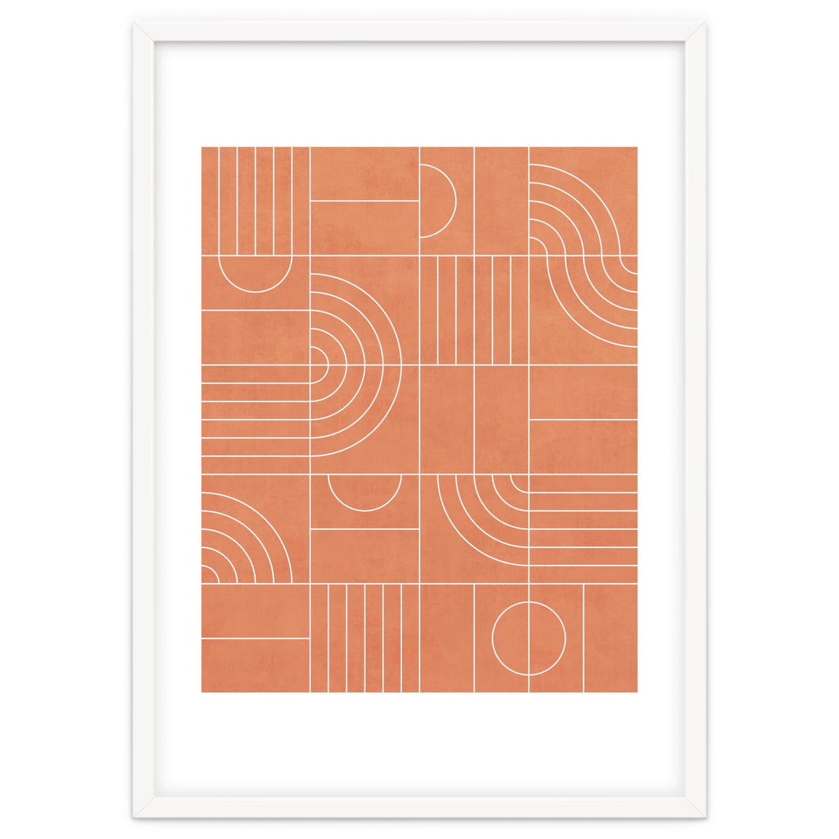 My Favorite Geometric Patterns No.23 - Coral