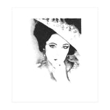 'Liz' - Elizabeth Taylor Charcoal Portrait (Print Only) thumbnail