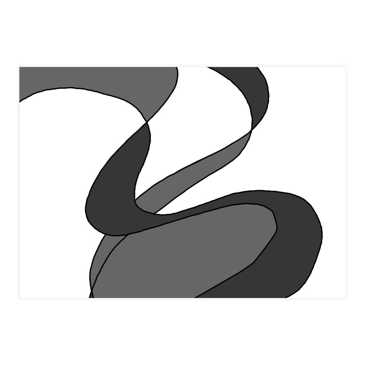 Grey Waves 9 (Print Only)