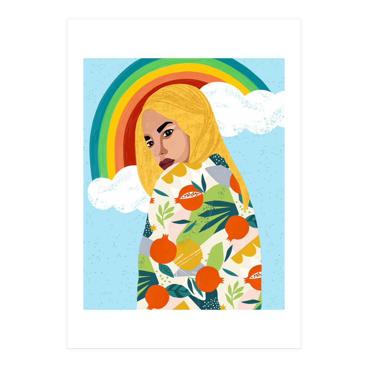 A Rainbow In Someone's Cloud (Print Only)