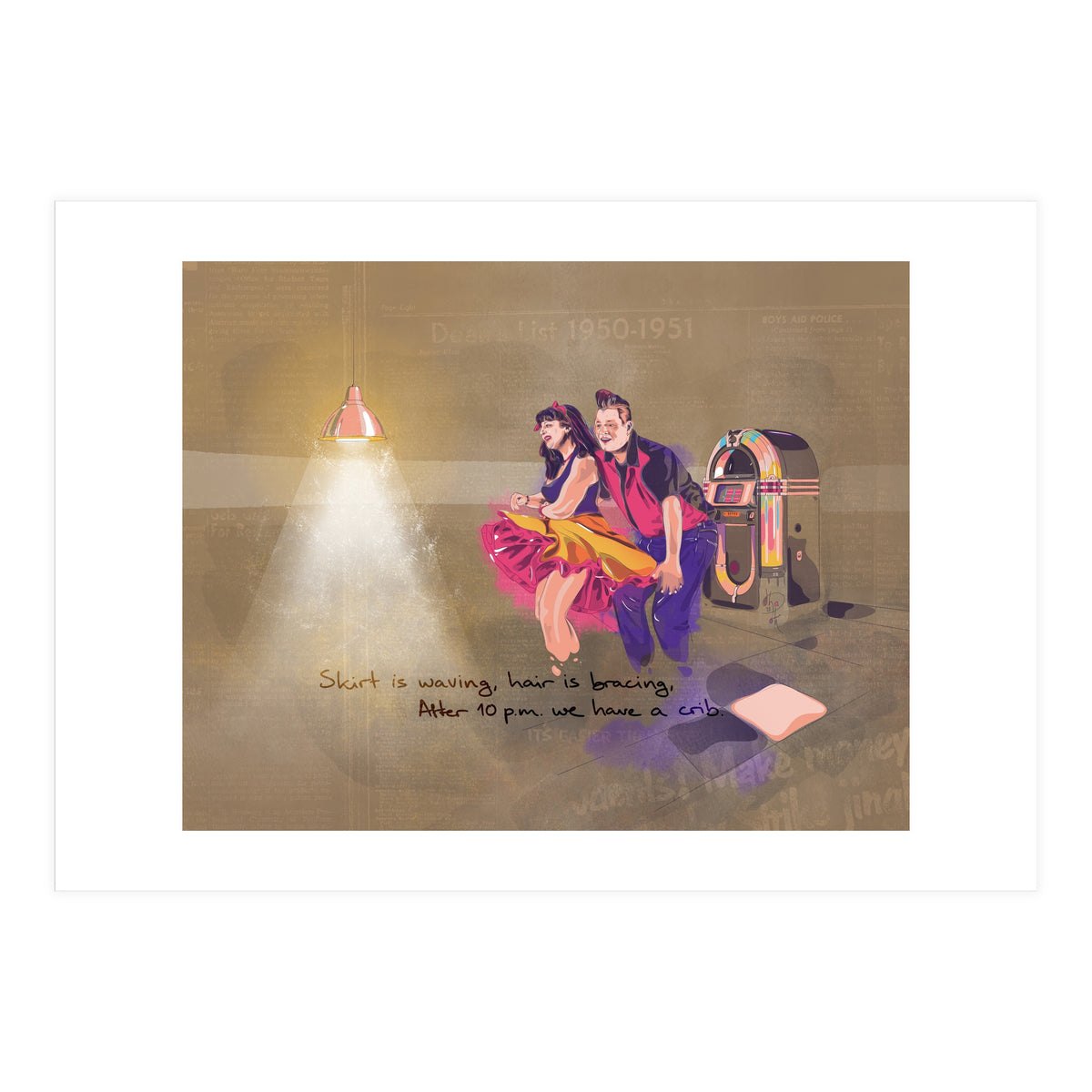 Rock N Roll 1 (Print Only)