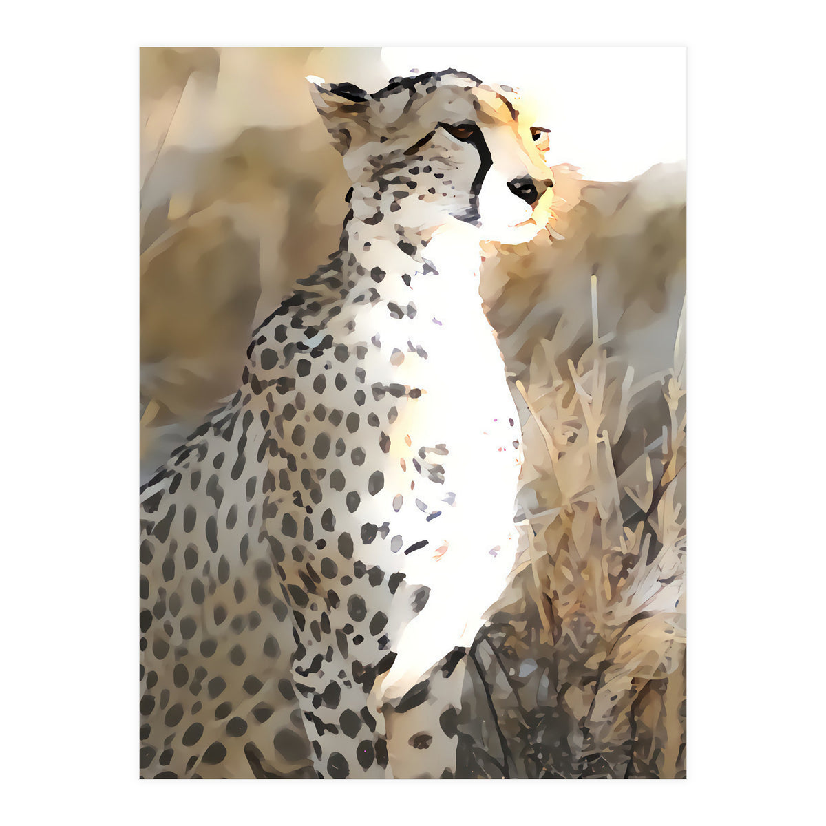 Guardian Cheetah (Print Only)