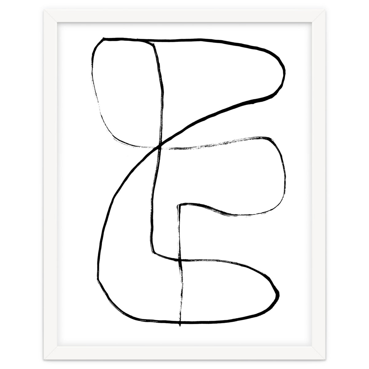 Mid-Century Line Art Print #1