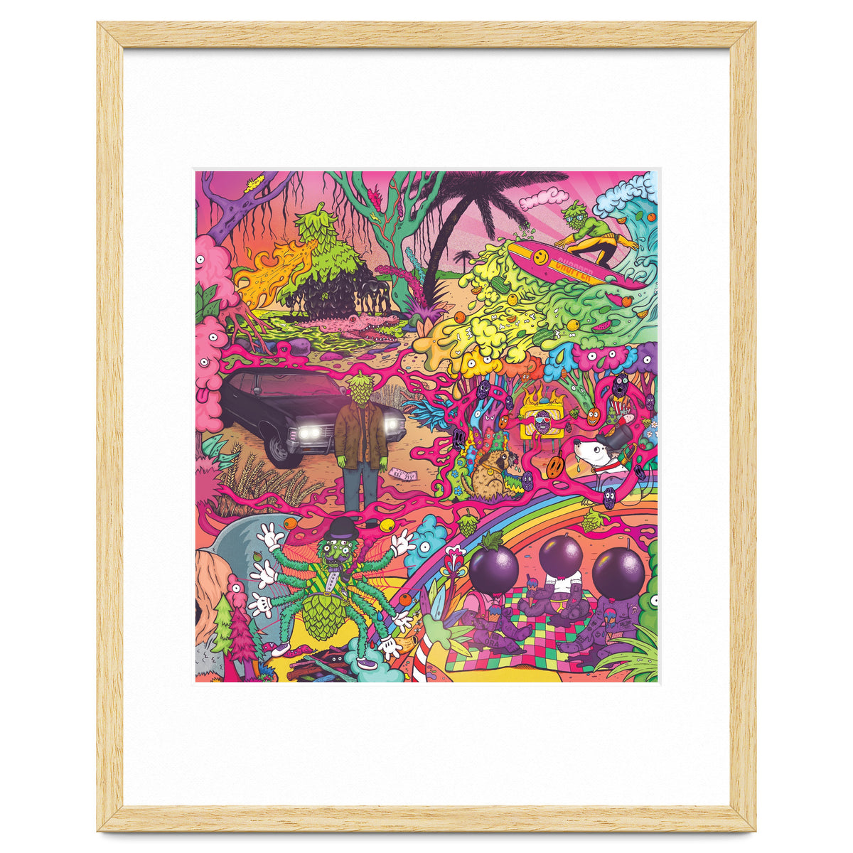 ABBEYDALE BREWERY COLLAB SERIES #2 FULL ILLUSTRATION - THORNBRIDGE, WILDE CHILD, RIDGESIDE, TORRSIDE, BOX SOCIAL, ORA BREWING