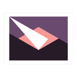 Geometric Shapes No. 59 - pink & purple (Print Only) thumbnail