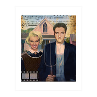 Tribute to Marilyn and Elvis (Print Only)
