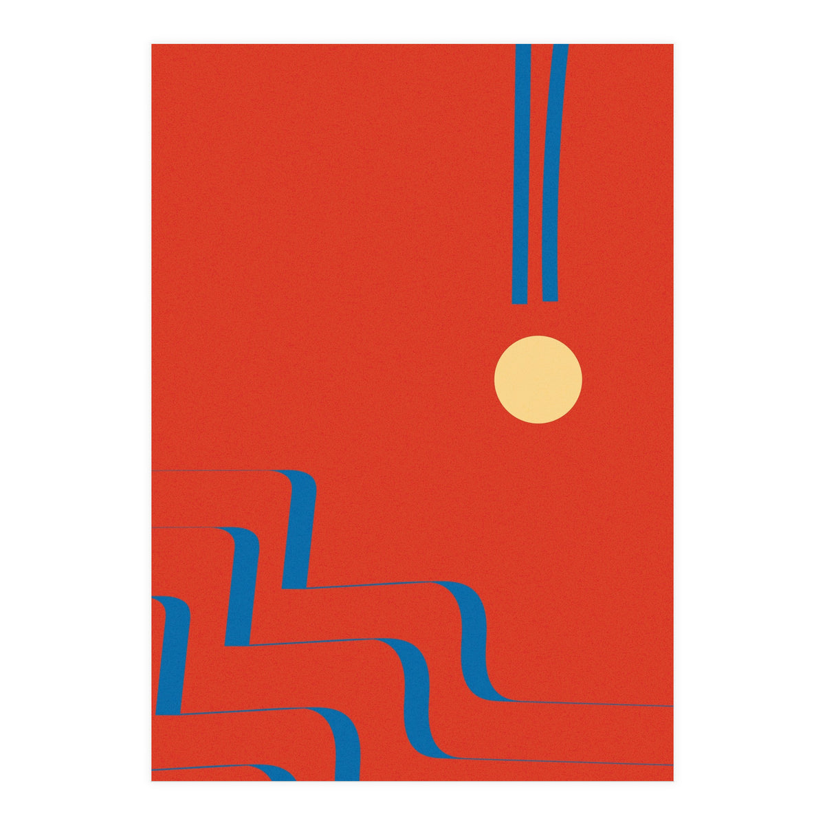 Mid Century Abstract Lines (Print Only)