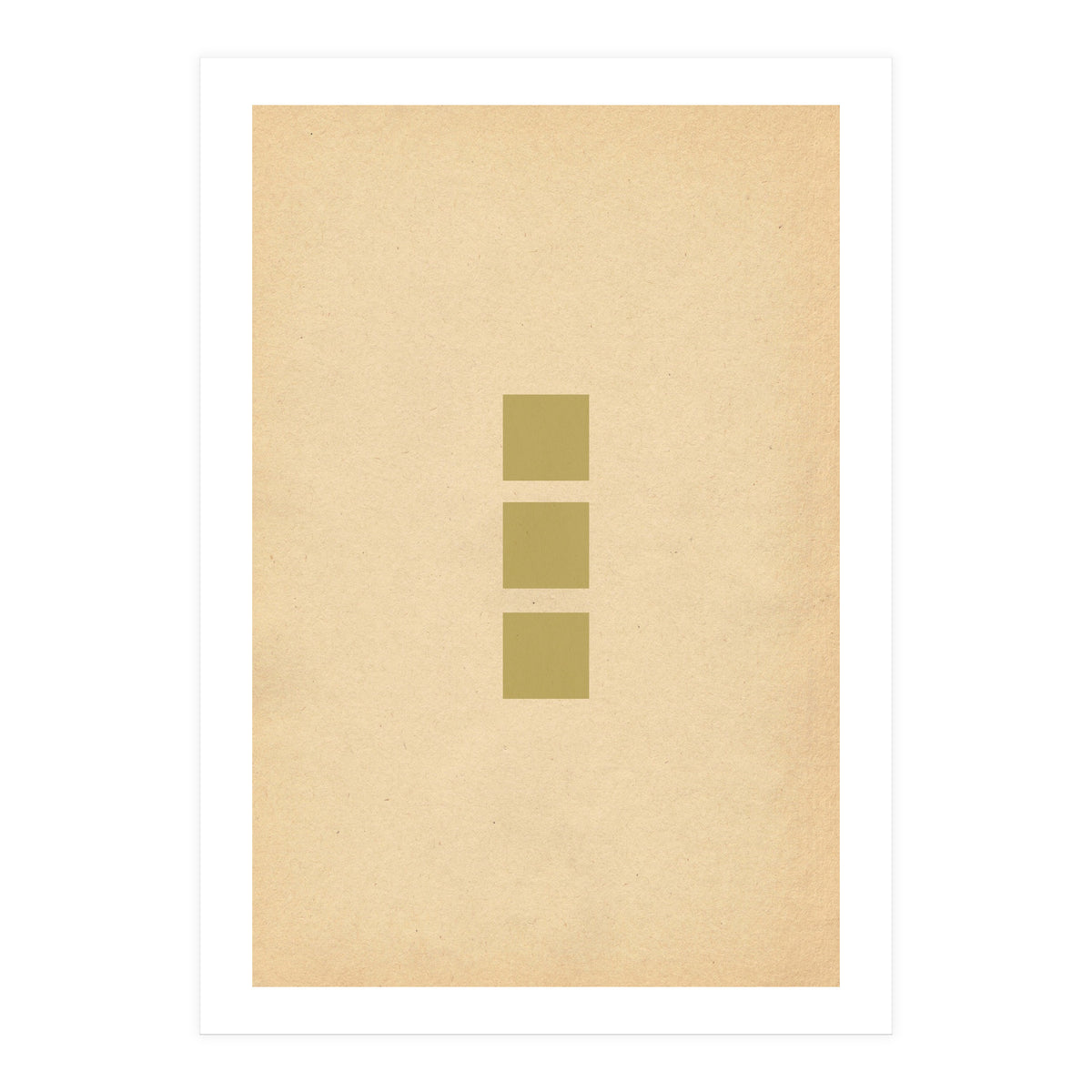 Minimalist green squares (Print Only)