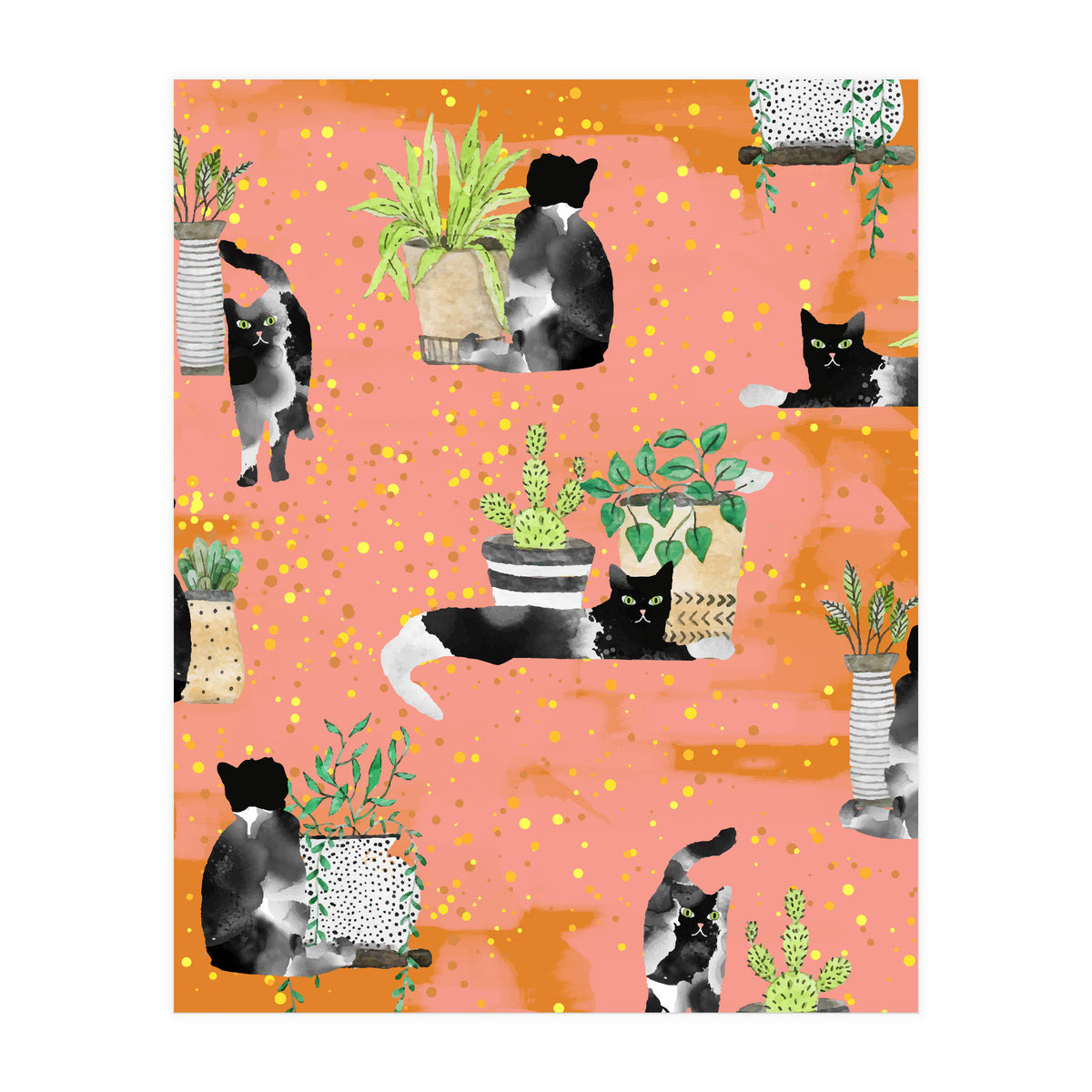 Cats & Plants (Print Only)