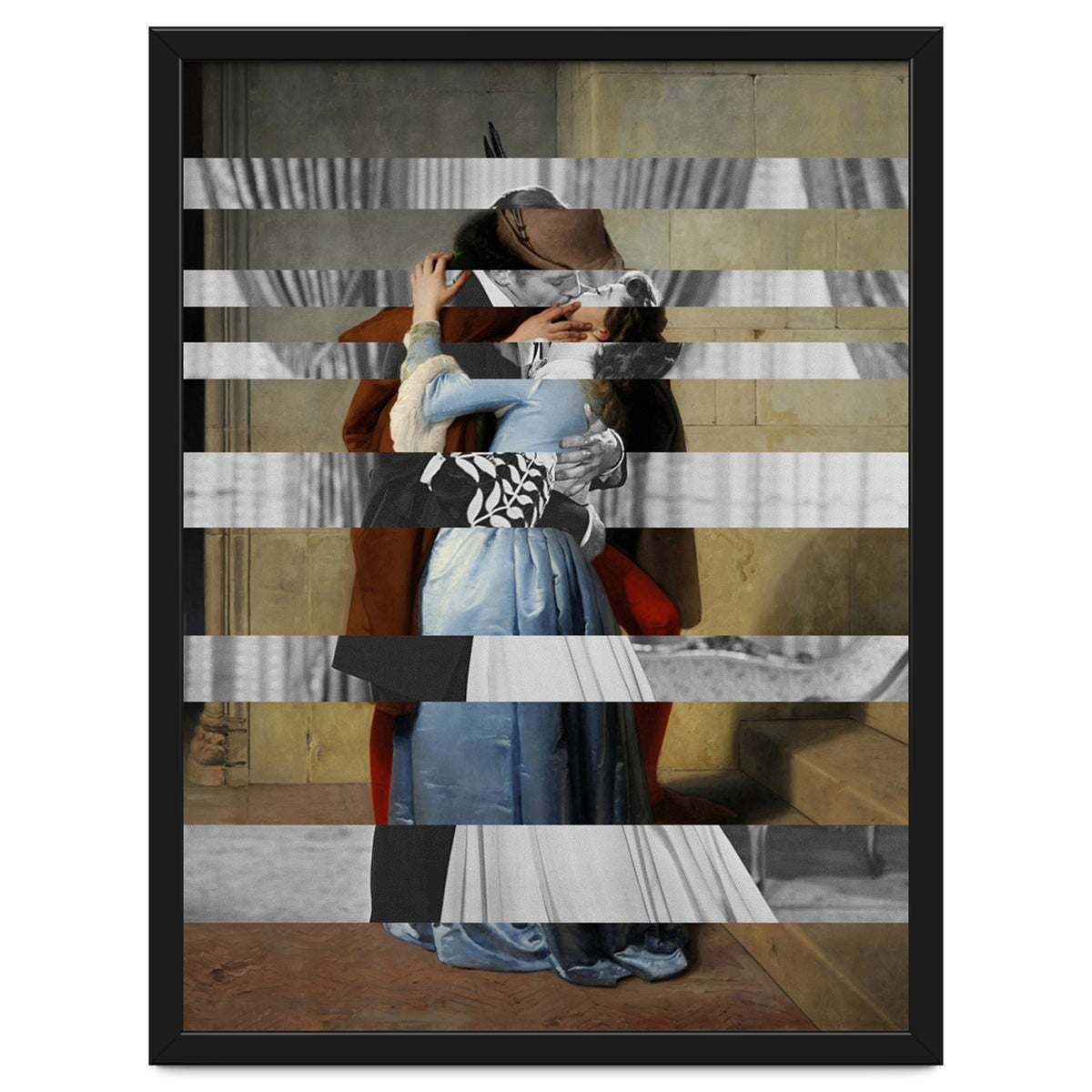 Hayez's "The Kiss" & Clark Gable and Vivien Leigh