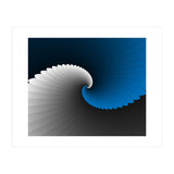 Blue Spiral Wings (Print Only) thumbnail