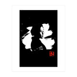 Black gesiha in white (Print Only) thumbnail