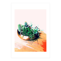 Cacti In A Copper Pot (Print Only)