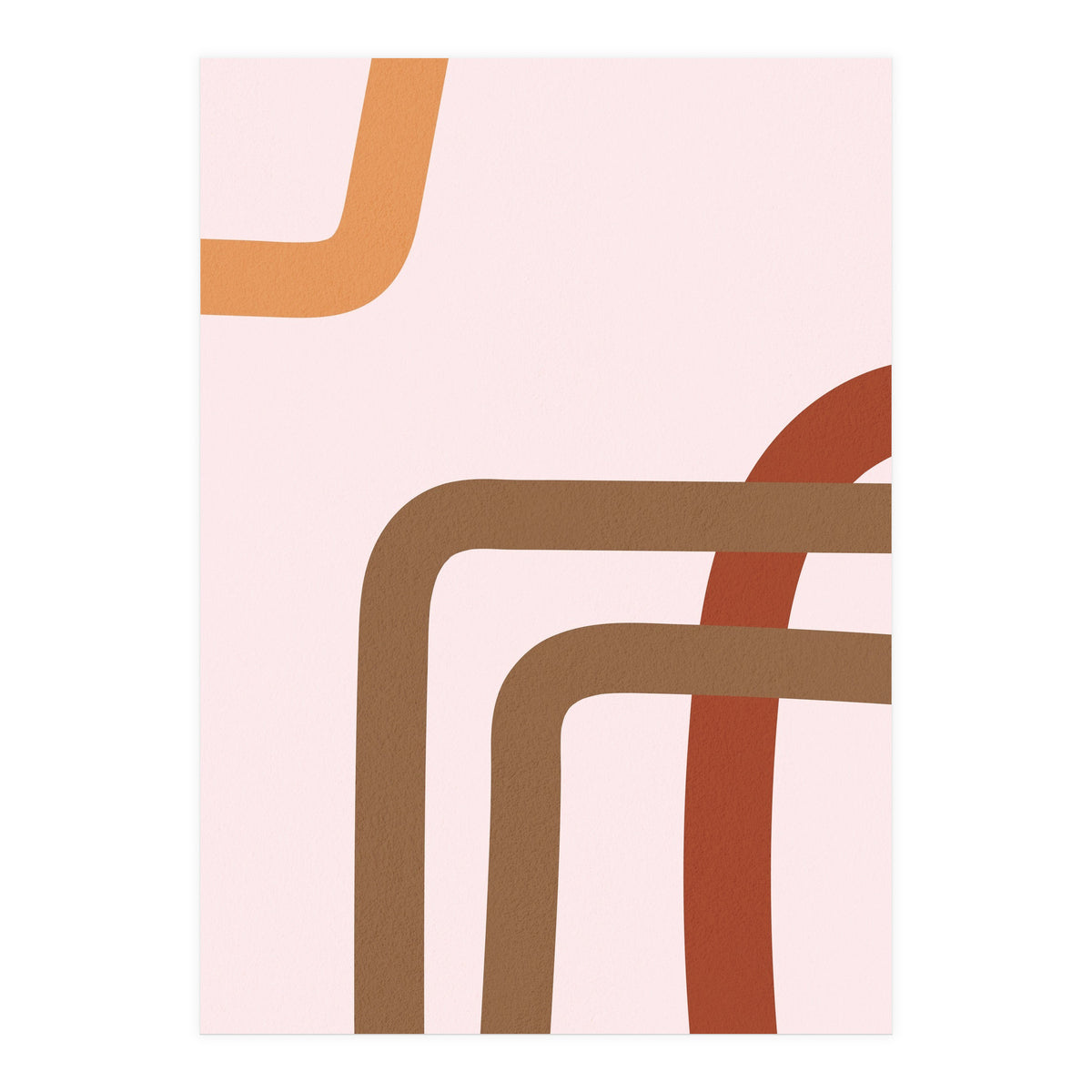 Abstract Colorful Line Art II (Print Only)