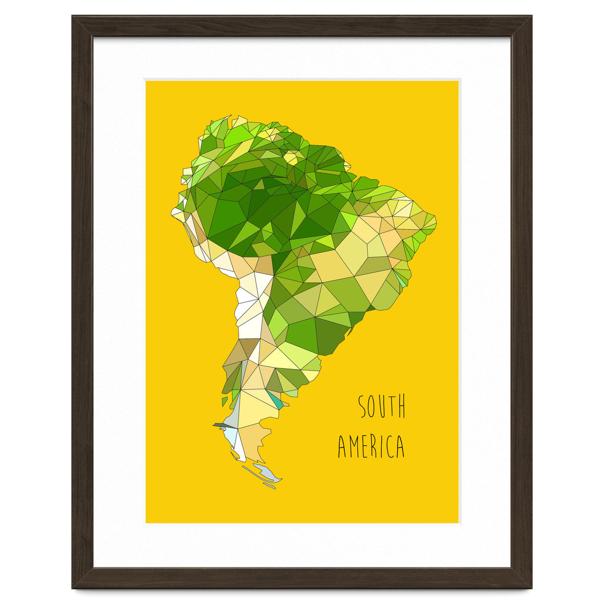 SOUTH AMERICA – Yellow