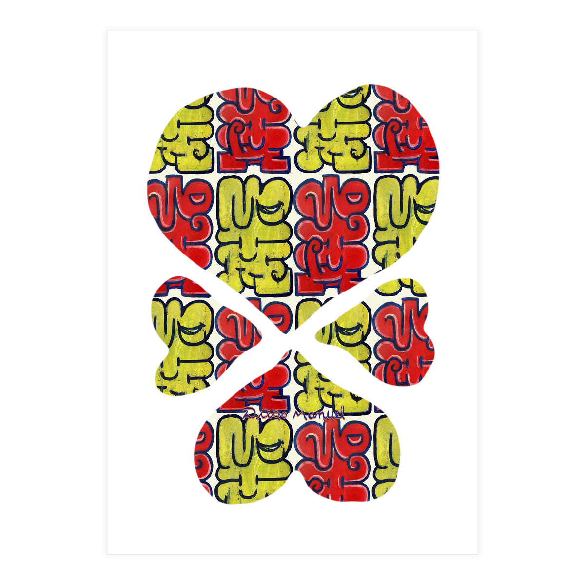 4 Corazones 5  (Print Only)