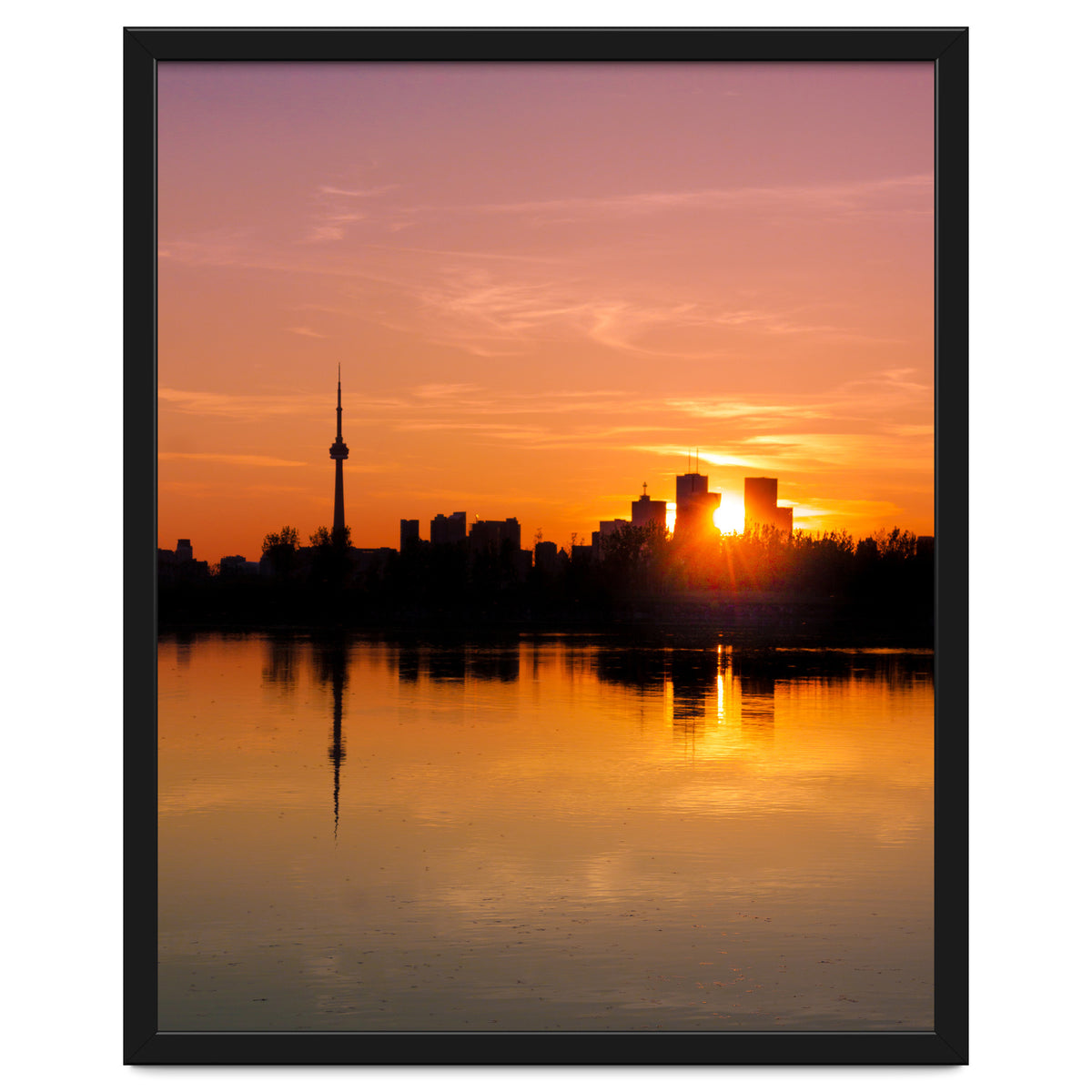 Leslie Street Spit Toronto Canada Sunset