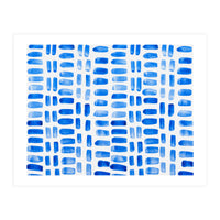 Blue abstract rectangles (Print Only)