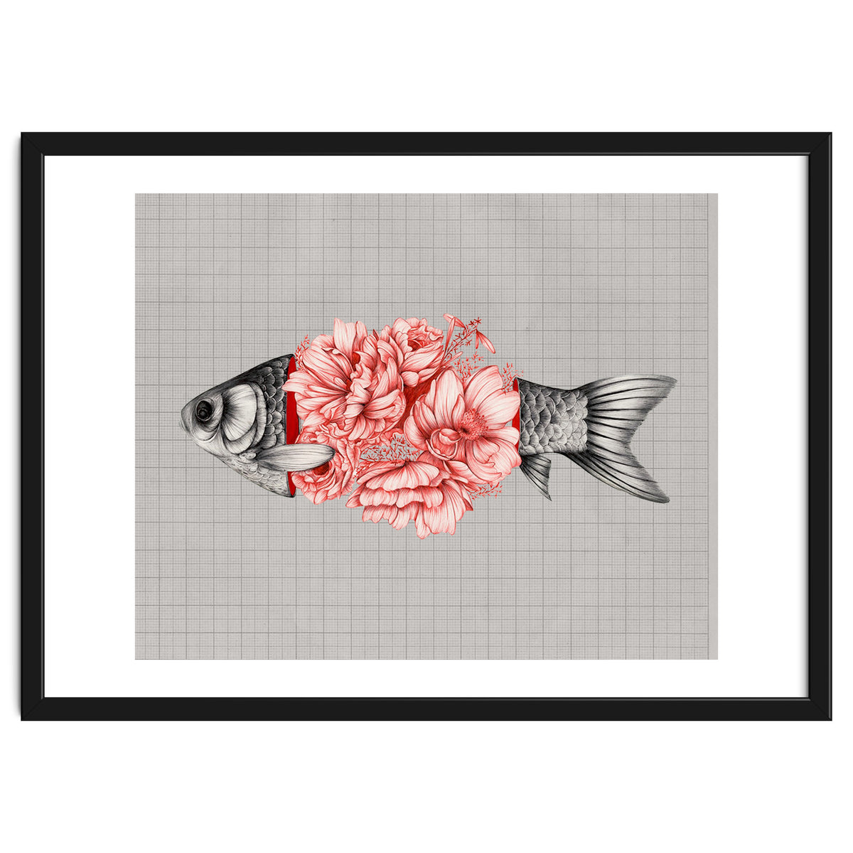 Vintage Tropical Aquarium Fish