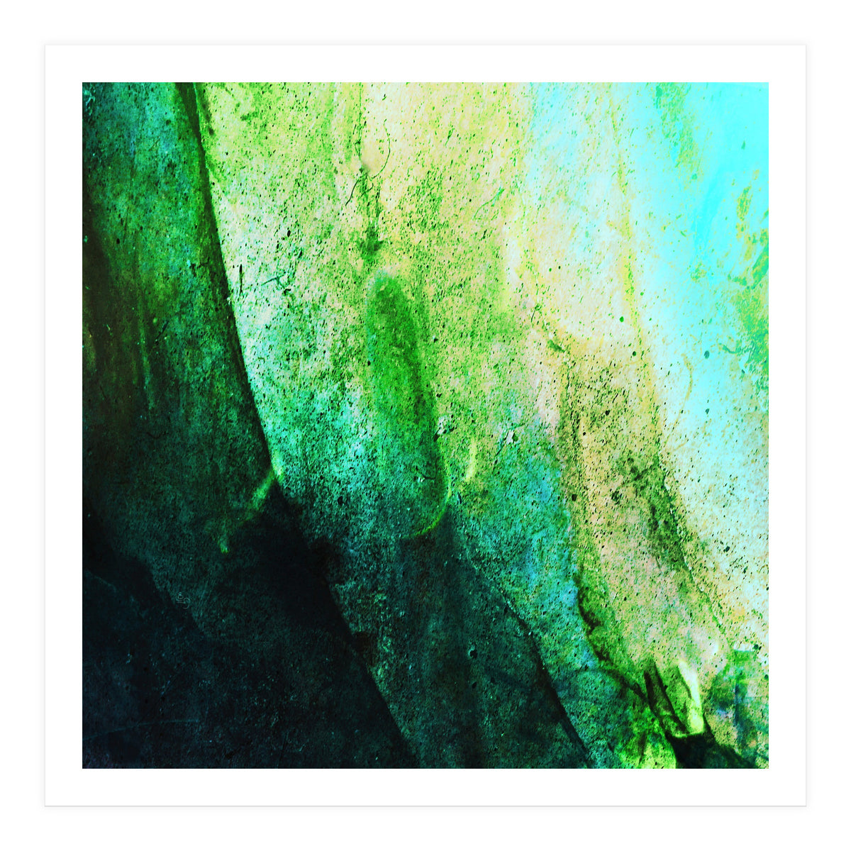 STORMY MINT AND GREEN 2 (Print Only)