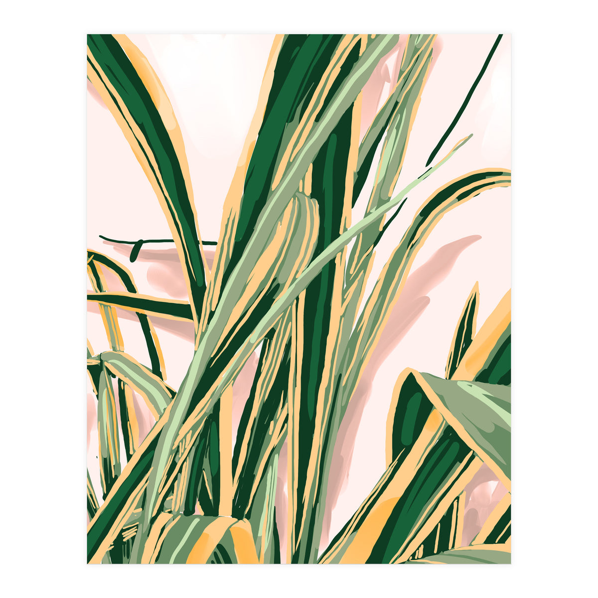 Blush Botanical Unfolding (Print Only)