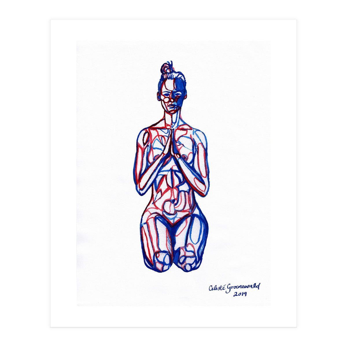 Vajrasana (Print Only)