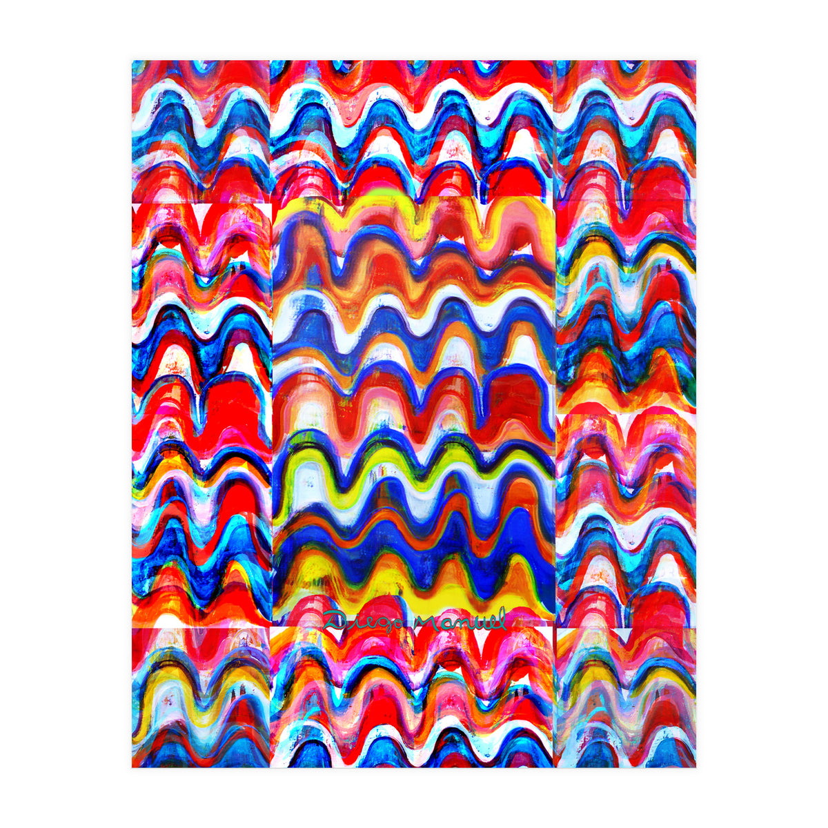 Pop abstract color full (Print Only)