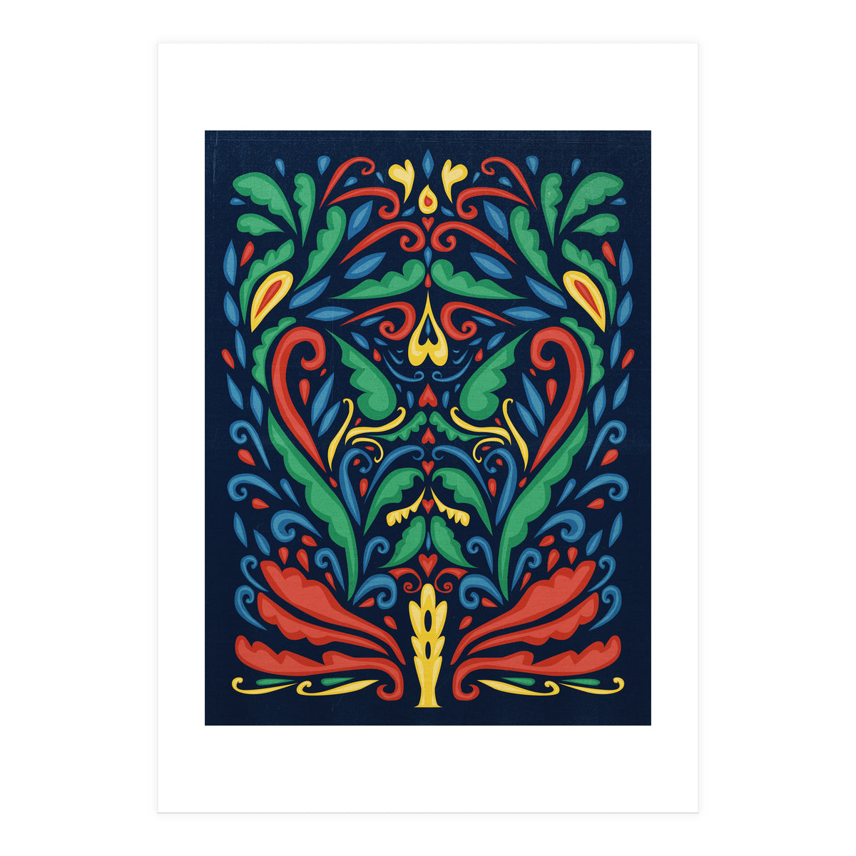 Art Nouveau Folk Art Style (Print Only)